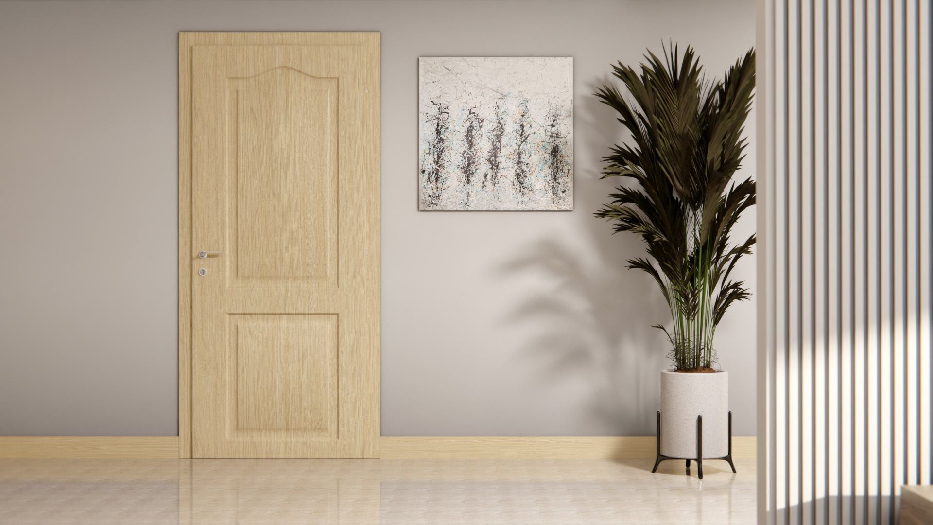 Covering porte d'intérieur